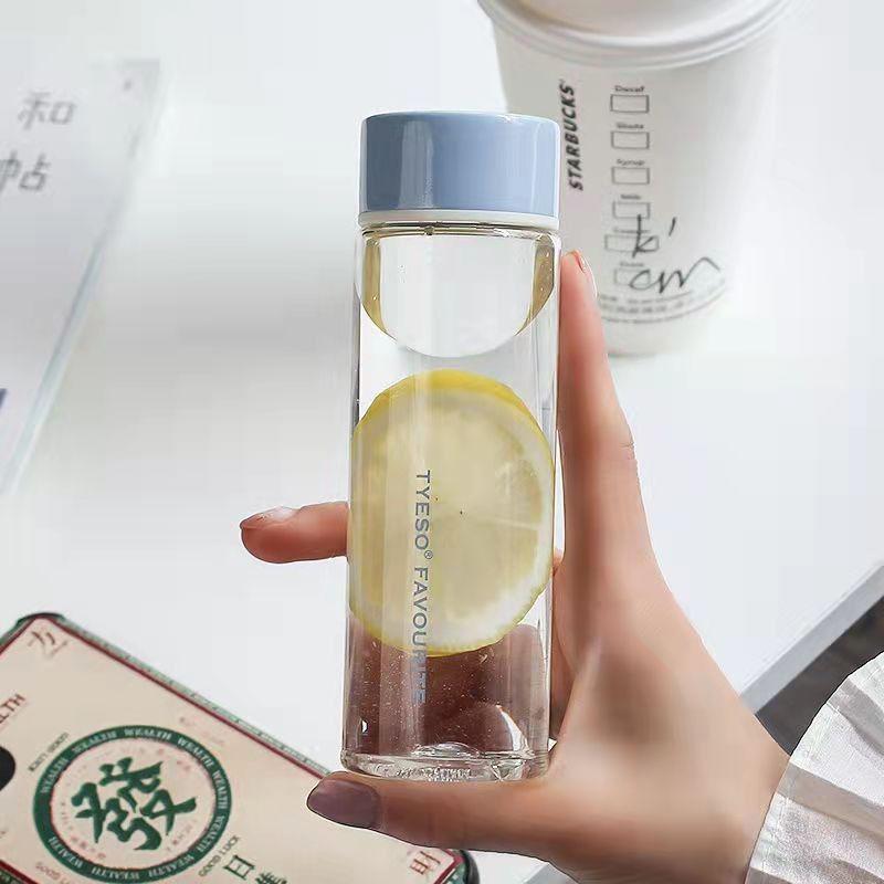 200Ml Cartoon Pattern Outdoordrinking Bottle Cup Anti-Drop Plastic Cup Portable Outdoor Water Bottle
