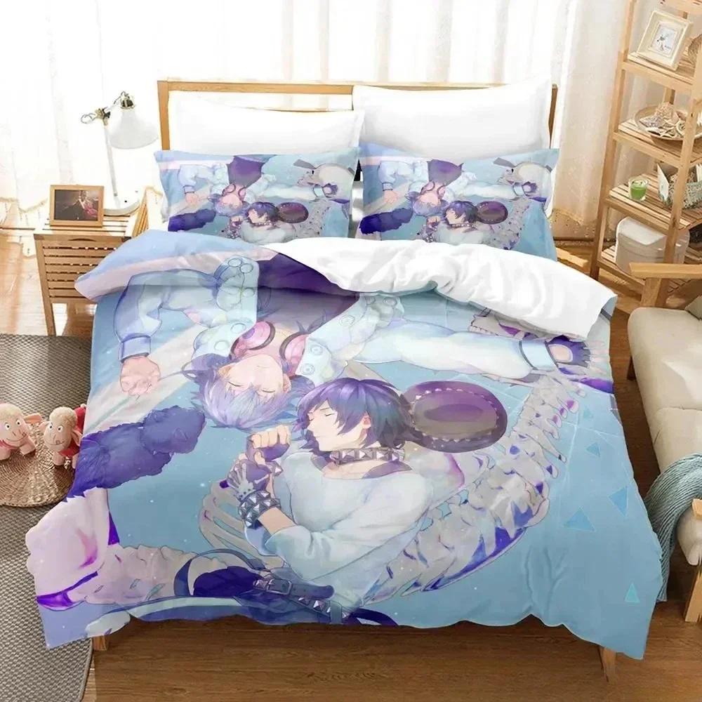 Comforter Home Living Luxury Dramatical Murder Bedding Set Cartoon Anime Three-Piece Set Adult Kid Bedroom S 3D Print Anime