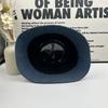 Denim bucket hat women's fashion show face small makeup sunshade sunscreen hat travel versatile niche bucket hat tide