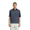 UNIQLO SS24 U Series Plaid Loose Button Short Sleeve Shirt Men shirts Navy 467845-69