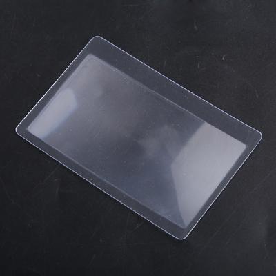 3X Taschenlupe Tragbare Fresnel-Linse Kreditkartenlupe Brieftasche Vergrößerungslinsen Schmucklupe Lesehilfe
