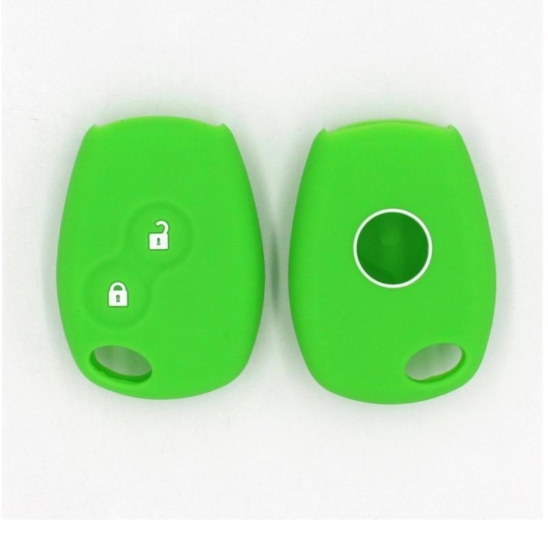 Custodia in Silicone Multicolore Smart a 2 Pulsanti per Chiave Auto Renault