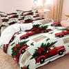 MERRY Christmas Bedding Set 3D Printed Duvet Cover Set Soft Single Double Size Bed Set 2026 Christmas Tree Home Decorations