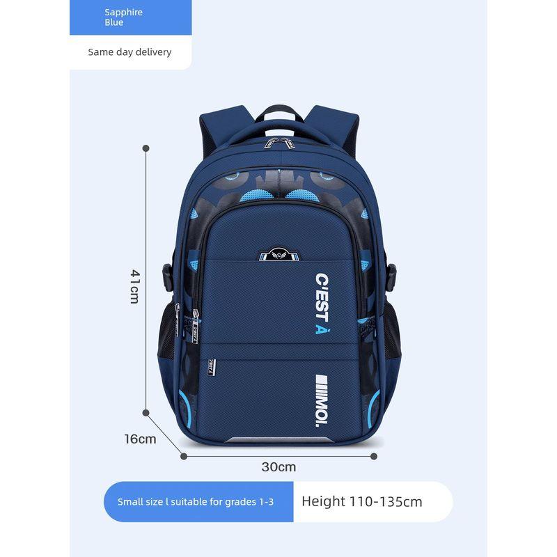 

Boy Schoolbag Primary School Student Three to Six Kids Youth First Grade Junior High School Boy Large Capacity Four Or Five 2024 New Arrival Small size blue (for grades 1-3)