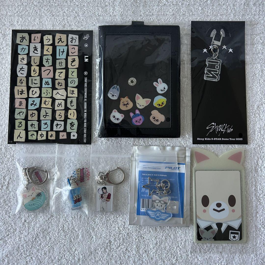 

[USED] Stray Kids Ien Acrylic Stand Case and 8 Other Items Bundle