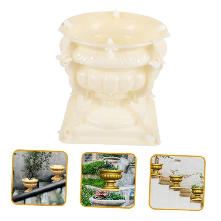 Plastic Planter Molds Decorations for Garden Concrete Flower Pots Molds Outdoor
