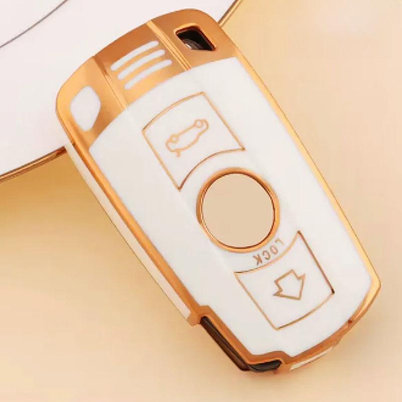 Kryt pouzdra na klíče TPU Smart Key Case Fob pro BMW E60 E61 E70 E81 E87 E90 E91 E92 X1 X5 X3 1 3 5 6 Series Z4 Protector Shell Příslušenství