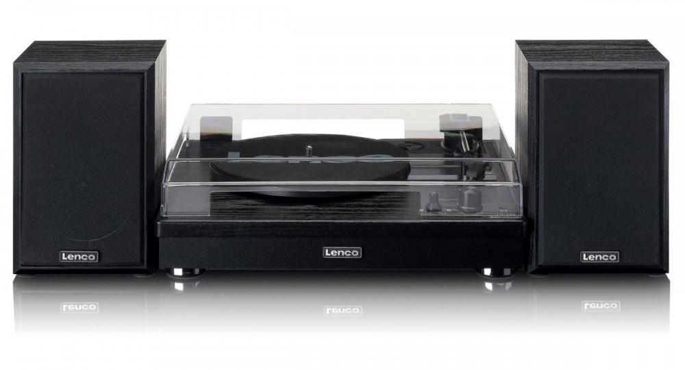 

Lenco LS-101BK Turntable with Bluetooth speakers, Lenco чорний