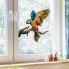 Exquisite Hand Painted Color Parrot Wall Sticker Home Decoration Decals for Bedroom Kitchen Living Room Decor Waterproof Sticker M424