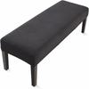Long Grid Jacquard Household Dust-proof Bench Cover Stretch All-inclusive Piano Stool Covers for Home Decor Leisure Bench Cover