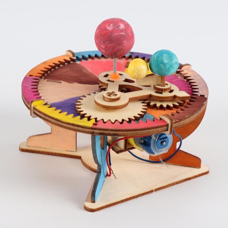 DIY Three-Sphere Orrery: Sun, Moon, Earth Science Kit for Kids