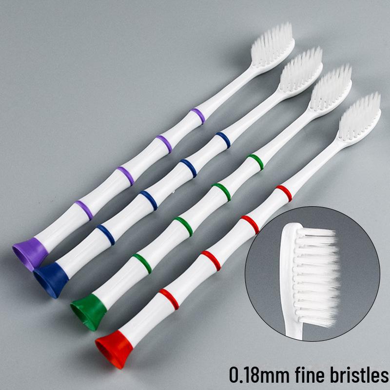 Shuchen Soft Bristle Bamboo Toothbrush 8501 - Advanced Gum Protection for Adults