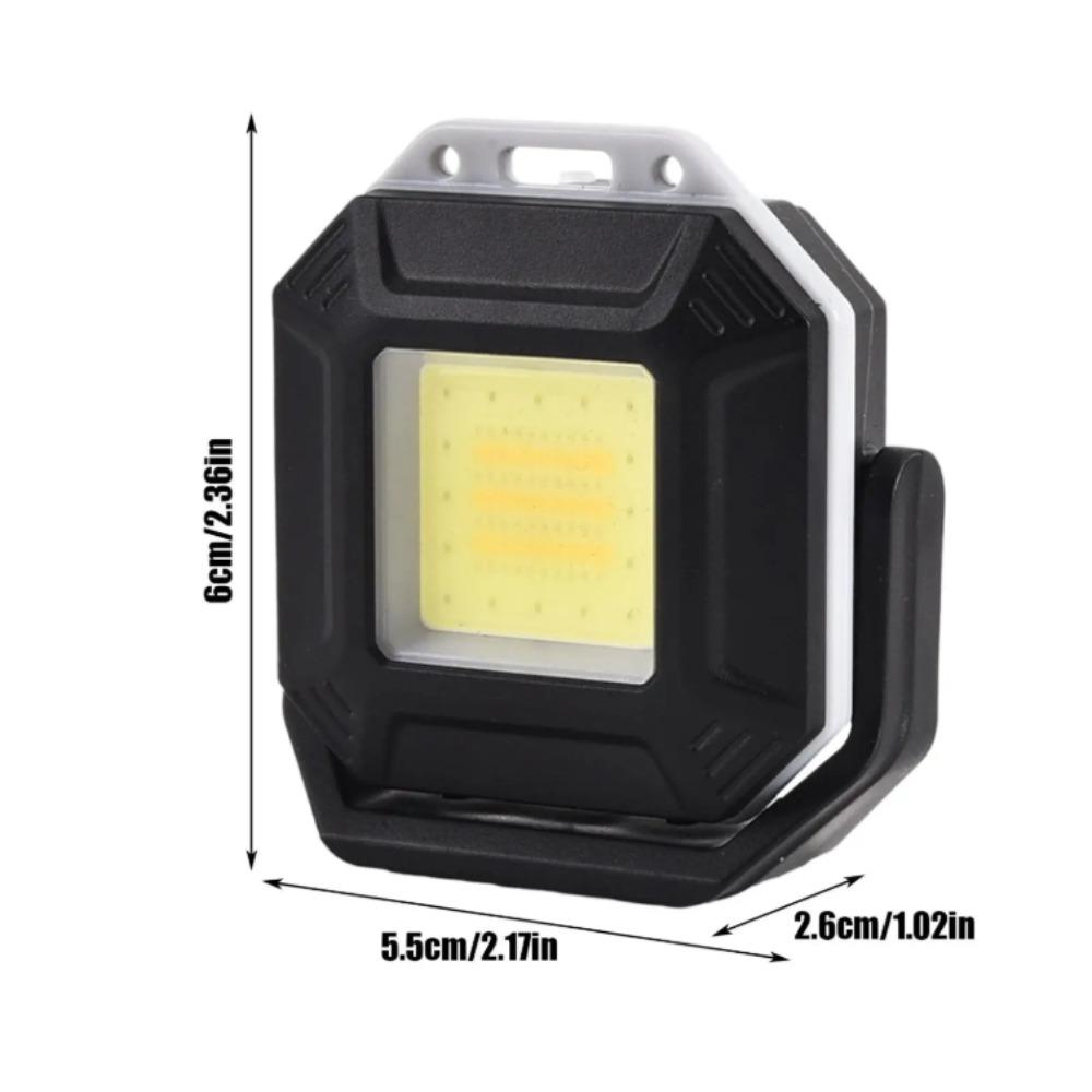 

IPX4 Waterproof LED Headlight Multi-functional Rechargeable Torch Emergency Light Workshop Black square