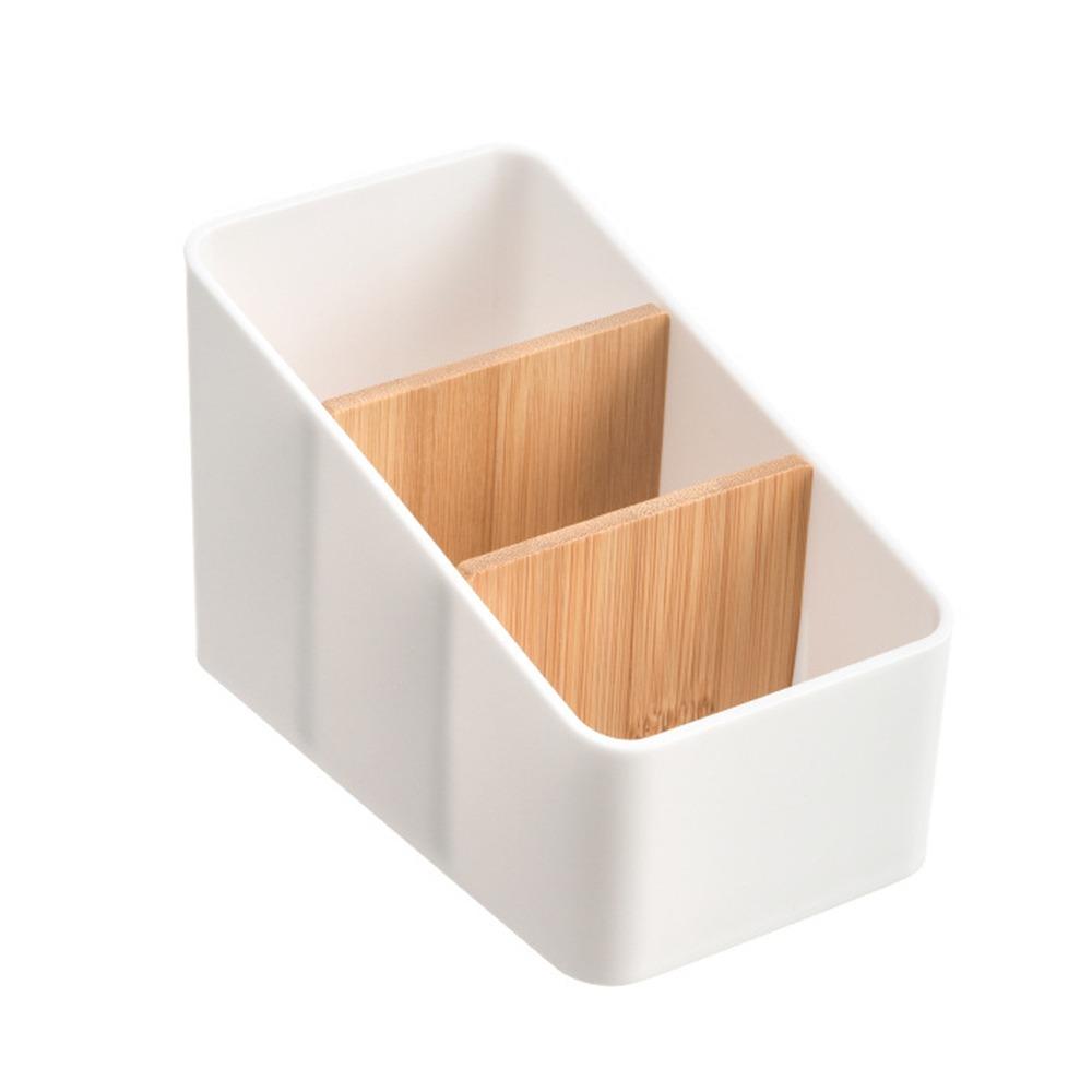 Cosmetic Storage Remote Controller Storage Box 4 Grids TV Remote Holder Desktop Storage Box