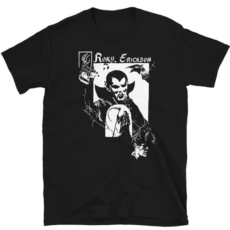 Roky Erickson Black T-shirt Unisex tee All sizes S to 45XL Unisex T-Shirt L