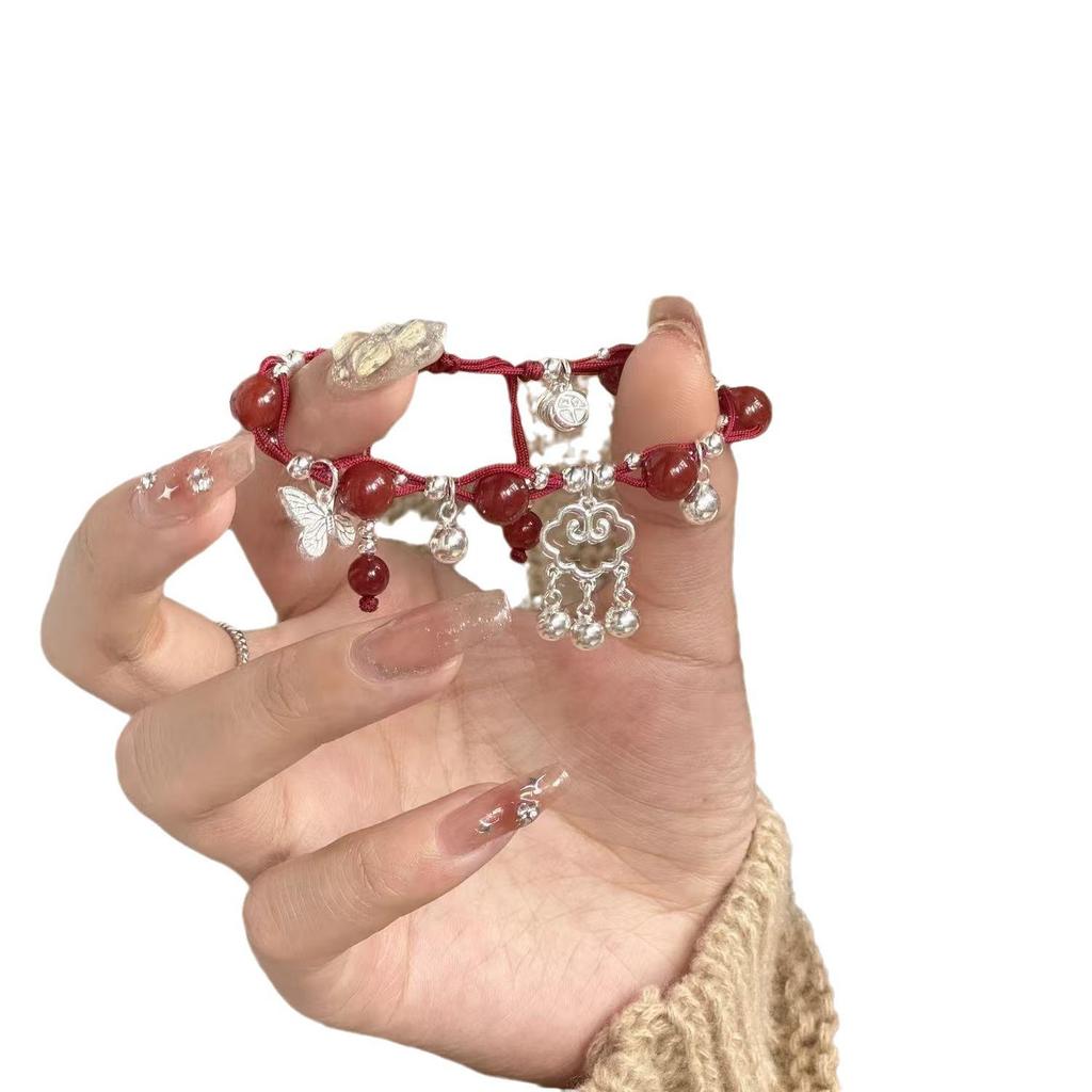 Miaojiang Girl Xiangyun Bell Zodiac Bracelet - High-End Chinese Style Design