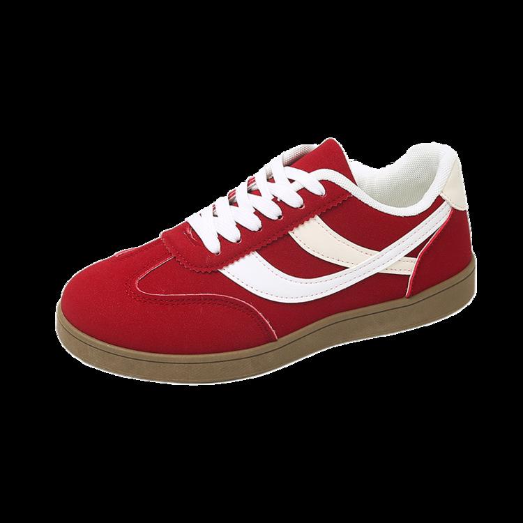 22 primavera, estate, autunno e inverno nuove scarpe da tavola scarpe per studenti a taglio basso punta rotonda nastro V