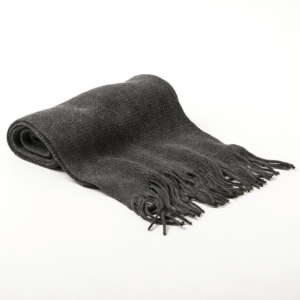 BASIQUENTI Solid Russel Muffler (Unisex, Brown)