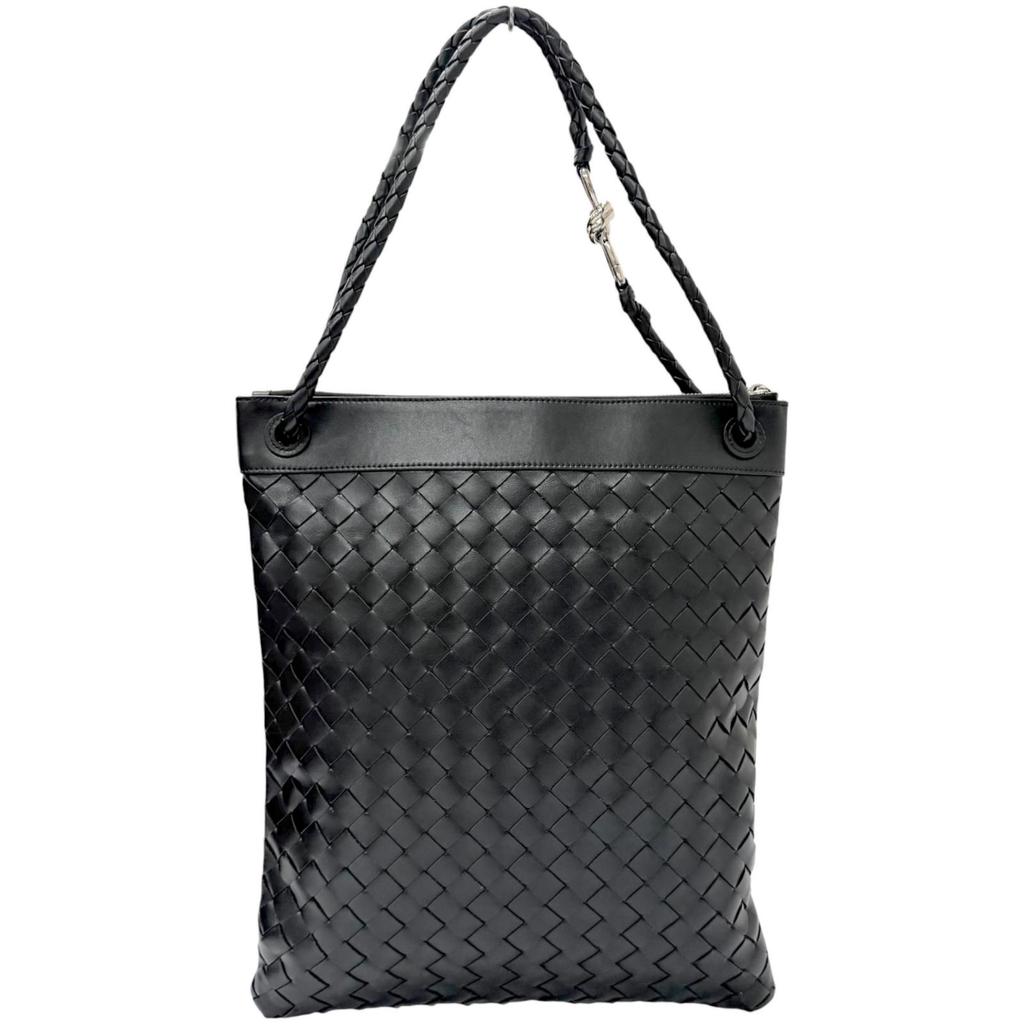 Great BOTTEGAVENETA Shoulder Bag Andiamo INTRECCIATO Messenger Used