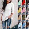 Autumn 2024 Women's Patchwork Knit Pullover Sweater