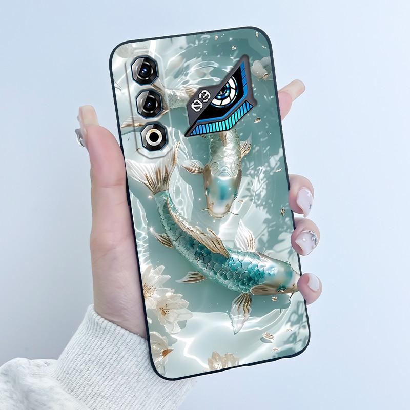 Für ZTE Nubia Neo 3 GT 5G Z2465N Hülle Süßes Kaninchen Schwarz Weiches TPU Silikon Stoßfeste Rückabdeckung Für ZTE Nubia NEO3 GT 5G Hülle