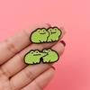 Playful Frogs Brooch Lapel Pin Charming Frogs Brooch Pin for Backpacks and Apparel Unique Gift for Friend and Family