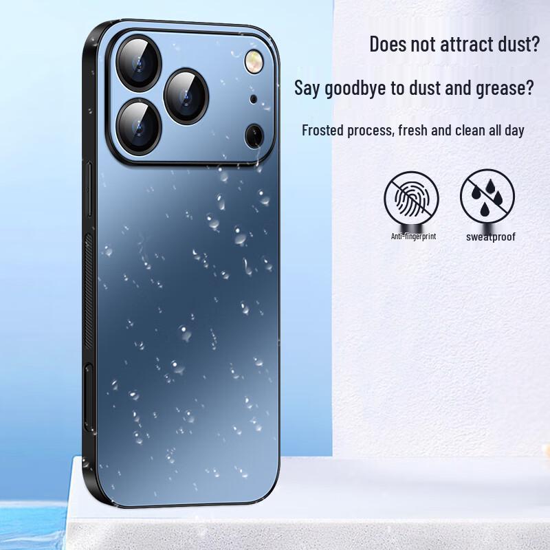 Shangsu AG Matte Full-Lens Protection Phone Case for iPhone 17 Series