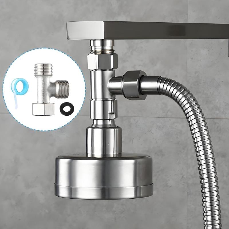 2Pcs Durability 3/8 In Brass Tees Joint With Leadproof Brass Plumbing Tees 3-Way Connection Valves for Drinking Water Pipe Networks