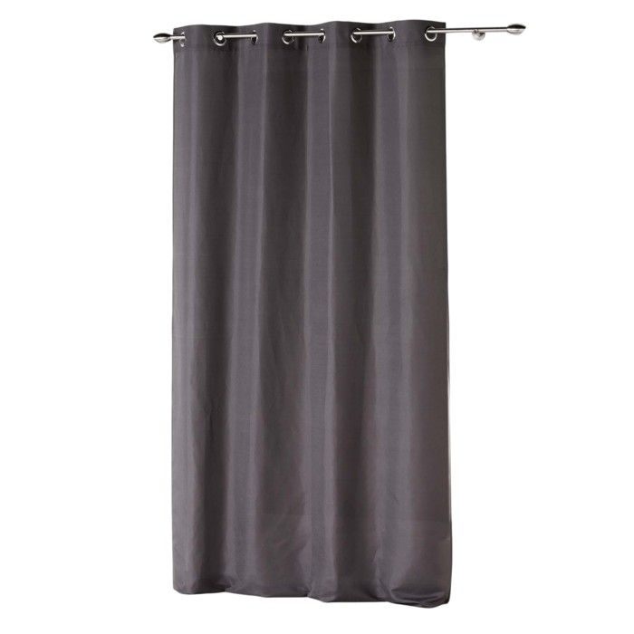 Rideau - EDEN - Absolu - 140 x 260 cm - Microfibre - Anthracite