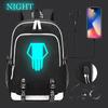 Boku Noero Academia Peripheral Luminous Schoolbag Outdoor Travel Large Capacity Usb Backpack