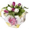 Truly Scrumptious Floral Vintager Teapot Vase Decoration for a Tea Party Multicolor