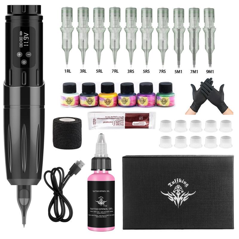 

Beginner Tattoo Machine Kit with LCD Display & Integrated Battery Pen