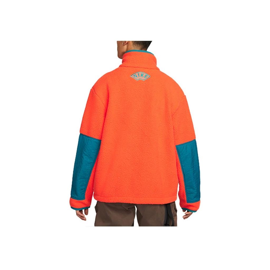 Nike Veste de sport ample patchwork CNY avec col montant Vestes pour hommes Corail-Orange DQ5061-817