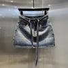 Vintage Denim Bleistiftrock Mit Blinking Design Und Stretch Für Sommer Chic Damen