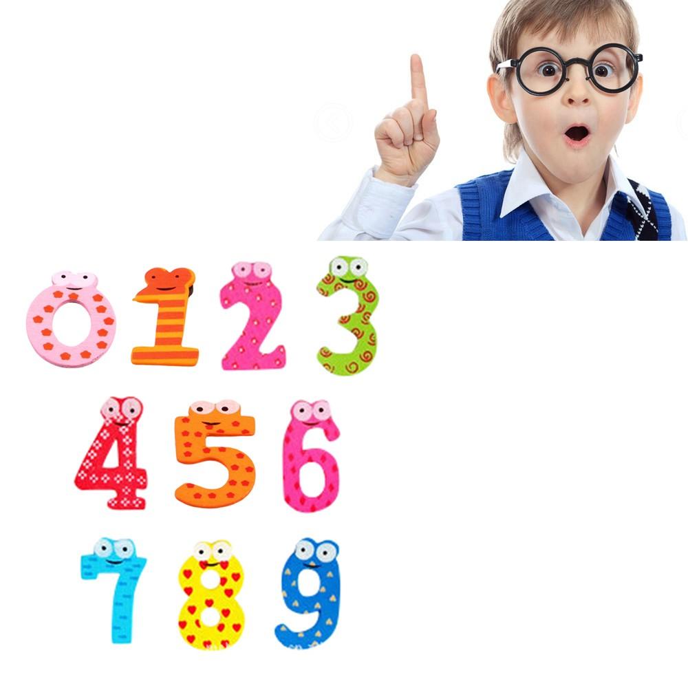 Magnetic Wooden Numbers Math Set for Kids Children Preschool School