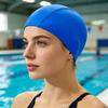Stoff Badekappe Elastisch Atmungsaktiv Leicht Lang Kurzhaar Schwimmkappe Einfarbig Herren Damen Erwachsene Kinder Schwimmbadkappe