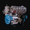 1:3 V8 Engine Model Electric Working Full Metal DIY Assembly Kit Mechanical STEM Desktop Display Collectibles Ornaments Holiday