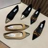 Sapatos de fada de fundo plano com vento suave à noite verão 2024 novos sapatos de salto único para saia temperamento pequeno perfumado francês sapatos de bico fino