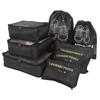 8/6Pcs Travel Organizer Set Folding Storage Bags Wardrobe Cube Suitcase Packing Luggage for Clothes & Shoes