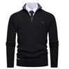 Herren Langarm-Poloshirts und Pullover für Herbst und Winter sind warm und bequem. Casual und trendige Pool-Shirts mit halbem Reißverschluss und Stehkragen