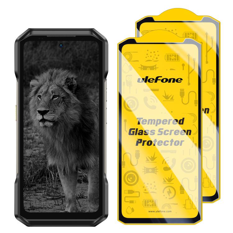 2 pezzi / Confezione Ulefone 9H HD Anti Impronta Vetro Temperato Proteggi Schermo