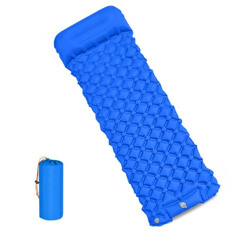 

Самонадувающийся спальный коврик Сверхлегкий надувной матрас со встроенной подушкой Уличный кемпинговый складной спальный коврик для кемпинга, пеших походов One Seat