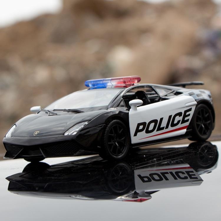5 Inch Metal Car Simulation Diecast & Toy Vehicle Lamborghini LP570-4 Gallardo Supercar RMZ City 1:36 Alloy Model Gifts For Children