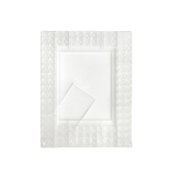 3 Inch Photo Frame Free-standing Anti-crack Solid Color Anti-skid Embossed Desktop Decor