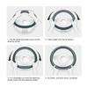 Car Steering Wheel Cover 15in   Fit Artificial Leather Protector for Modification