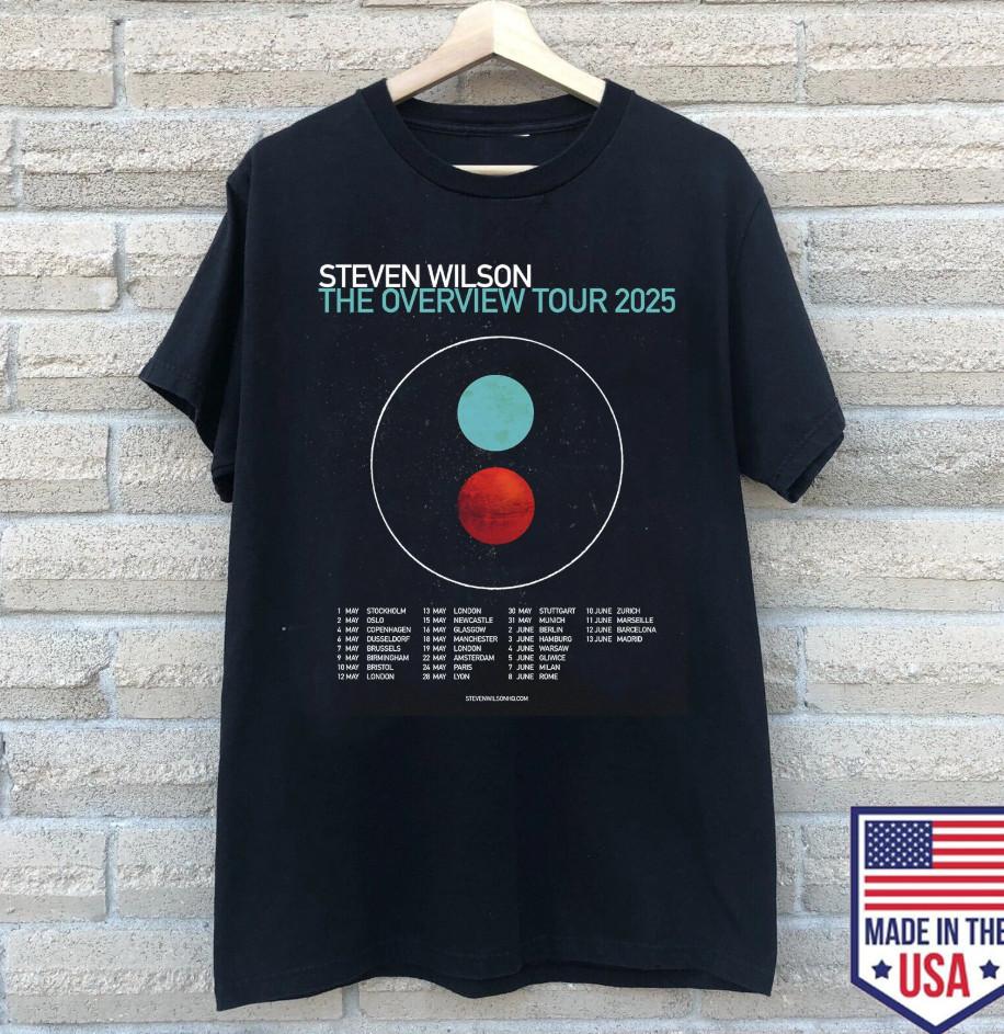 The Overview Tour 2026 Porcupine Tree Steven Wilson T-shirt size S-5XL L