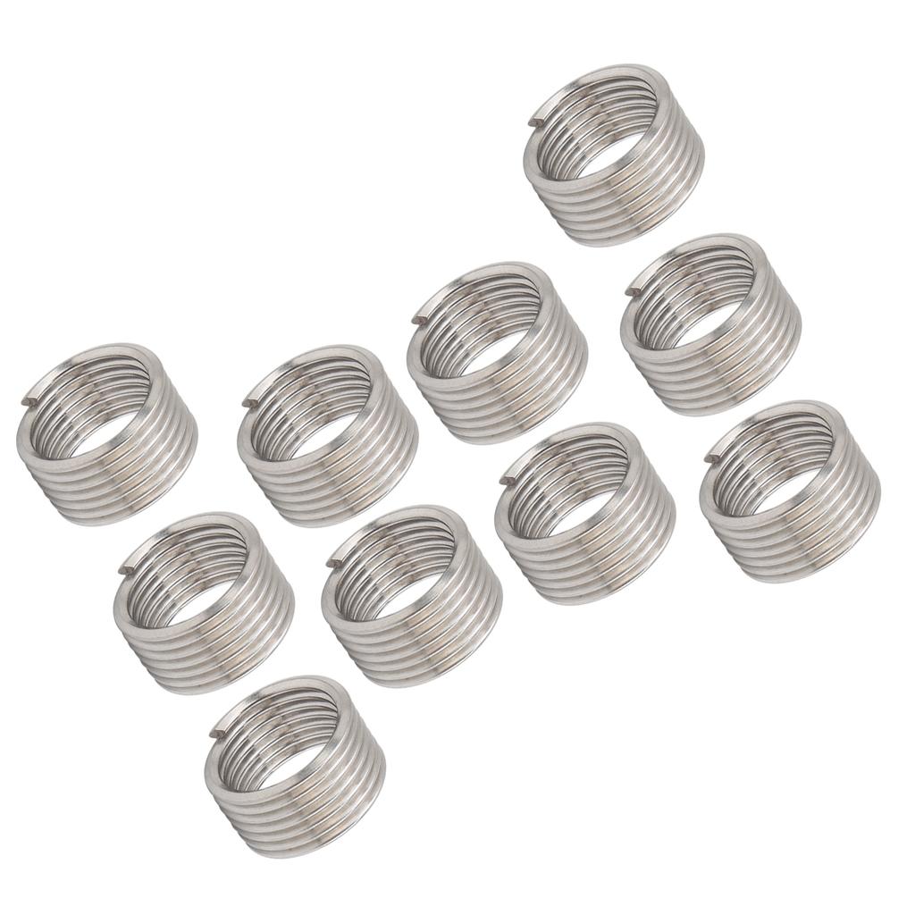 10 ks Závitových opravných vložek Ochranná pouzdra z ocelového drátu Kování M18 x 21D