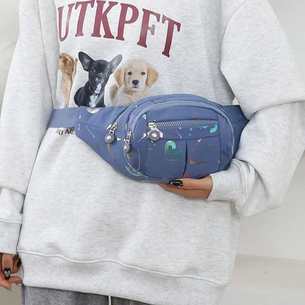 

Waterproof Sports Fanny Pack Oxford Running Sports Belt Bag Phone Accessories зелёный