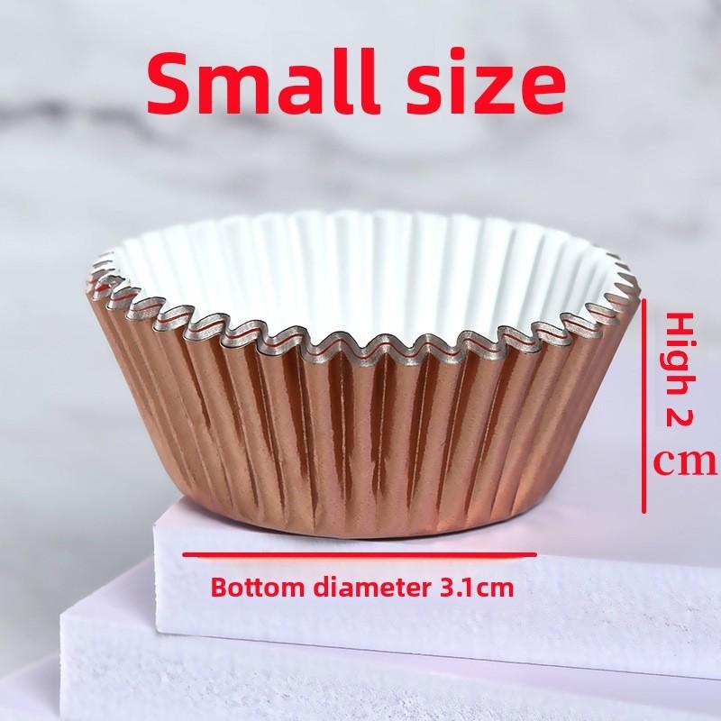 Baking Paper Cups Aluminum Foil Thickened Gold Silver For Cake Cupcake Baking Supplies
