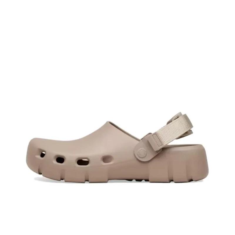 Birkenstock Comfort Versatile Closed Toe Slippers Taupe Unisex 1031364 38